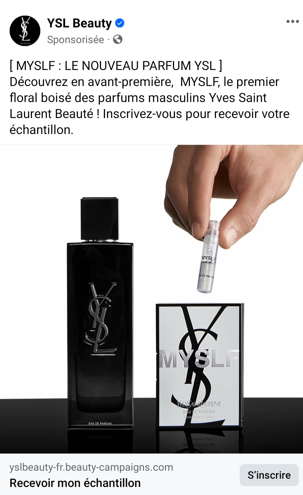 parfum MYSLF Yves Saint Laurent