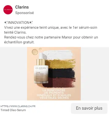 sérum Tinted Oleo de Clarins