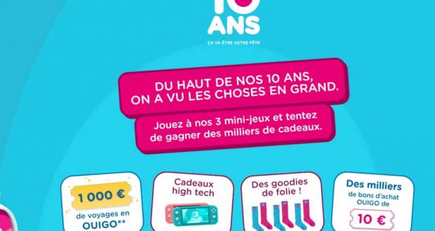 10 Nintendo Switch à gagner