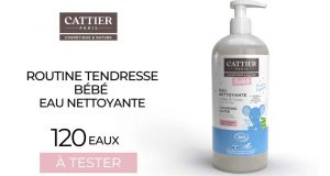 120 Eau nettoyante bébé CATTIER à tester