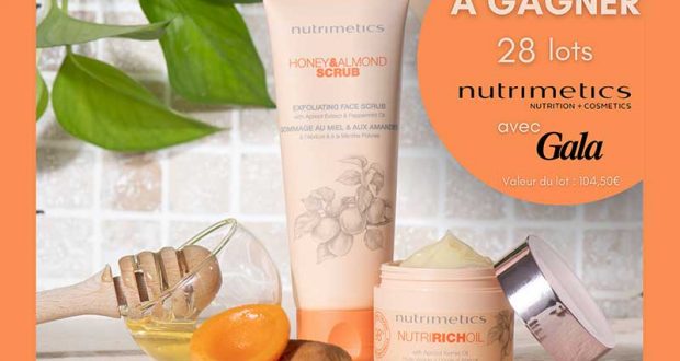 28 lots de soins Nutrimetics offerts