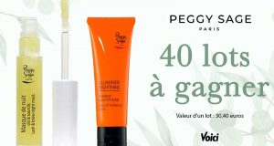 40 lots de 2 produits de beauté Peggy Sage offerts
