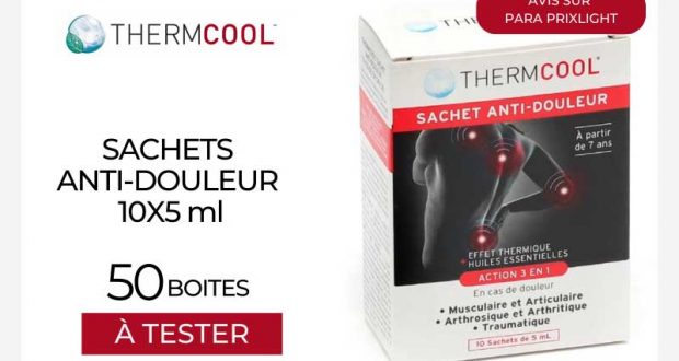 50 Boites Anti-douleur ThermCool à tester