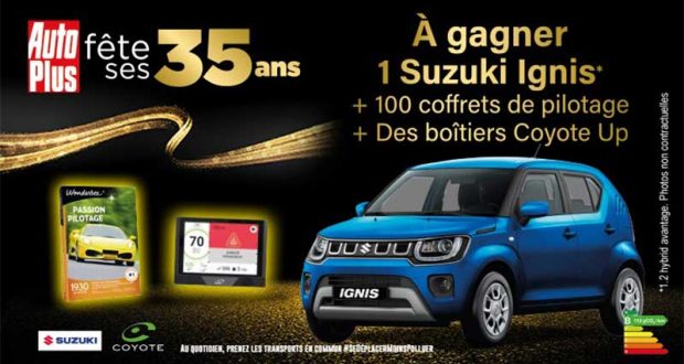 Gagnez Une voiture Suzuki Ignis de 17 230 euros