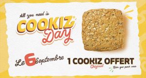 Un cookie Cookiz offert en magasin La Mie Caline