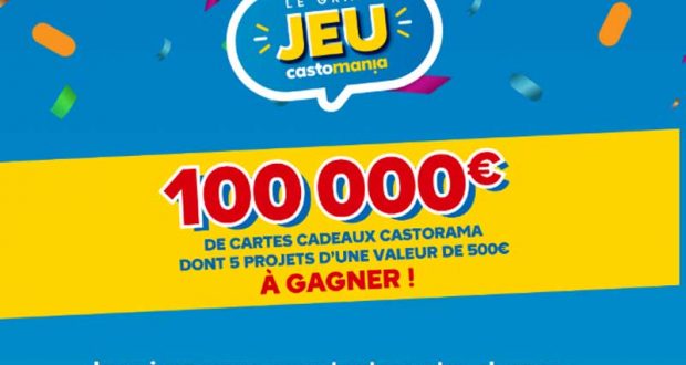 10 546 cartes cadeaux CASTORAMA offertes