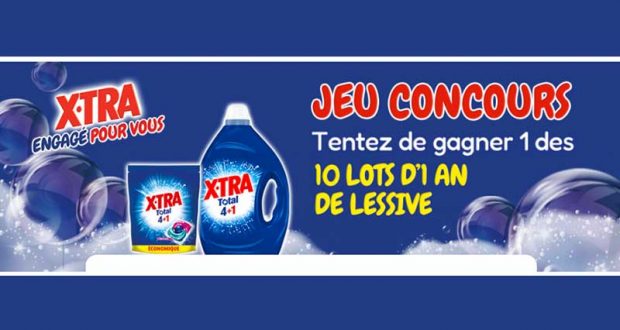 10 lots d'1 an de lessive offerts