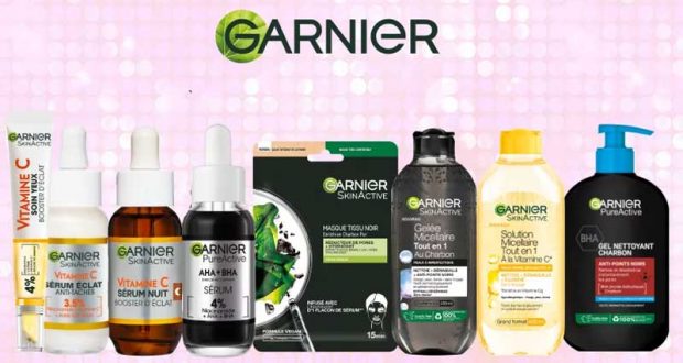 10 routines complètes d’un an de soins Garnier offertes