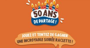 100 kits Raclette Party pour 6 personnes à gagner