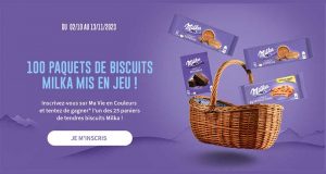 100 paquets de biscuits Milka à gagner