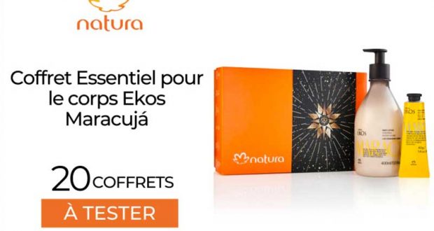 20 Coffret Essentiel pour le corps Ekos Maracujá à tester