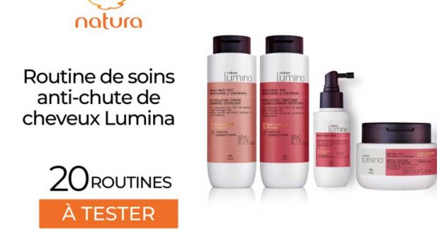 20 routine des soins anti-chute de cheveux Lumina à tester