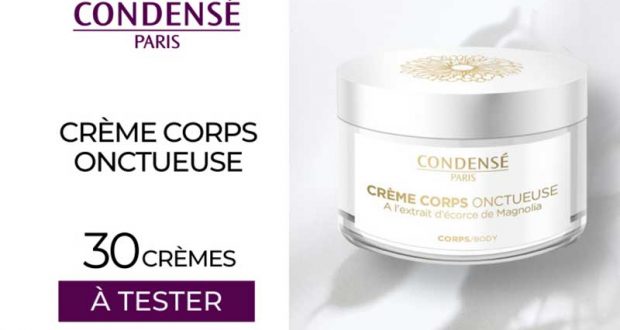 30 Crème Corps Onctueuse Condensé Paris à tester