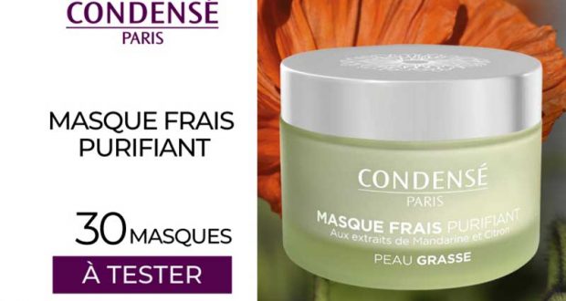 30 Masque Frais Purifiant Condensé Paris à tester