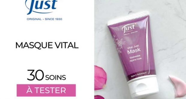 30 Masque Vital JUST à tester