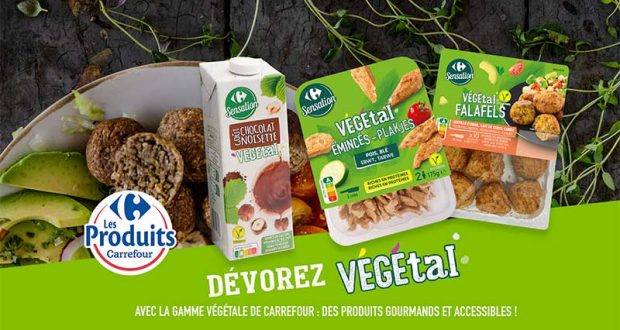 3000 coffrets Carrefour Sensation VÉGÉtal à tester