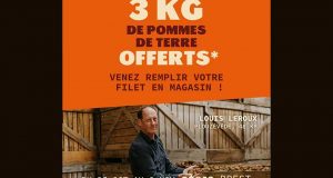 3kg de pommes de terre offerts gratuitement