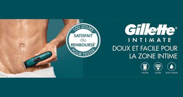 Votre Produit Intimate Gillette 100% Remboursé