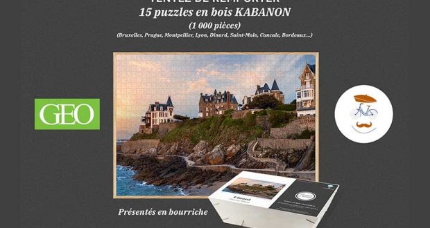 15 puzzles en bois Kabanon à remporter