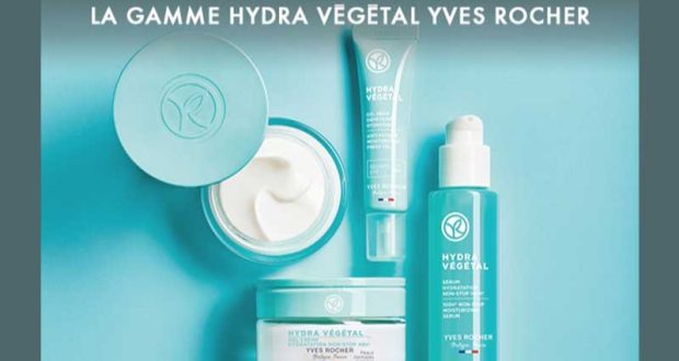 18 routines de 5 soins Hydra Végétal Yves Rocher offertes