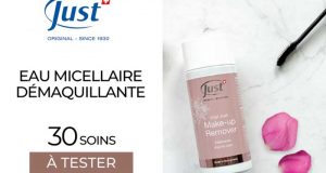 30 Eau micellaire démaquillante Just à tester