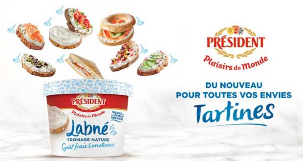 400 Le Labné fromage à tartiner Président à tester