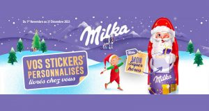 Stickers Personnalisés Milka livrés gratuitement chez vous