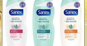 Échantillons Gel Douche Natural Prebiotic BIO AGAVE SANEX