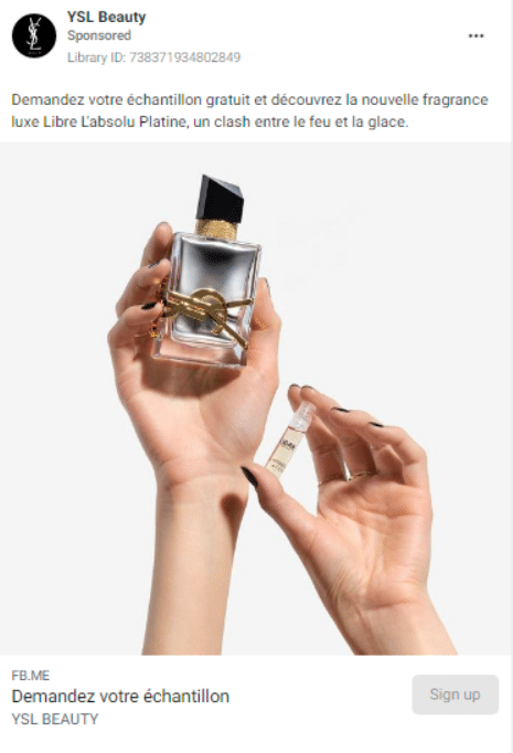 parfum Libre L’absolu Platine Yves Saint Laurent