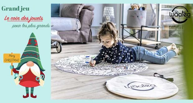 20 tapis de coloriage lavables Waatea 65 euros à gagner