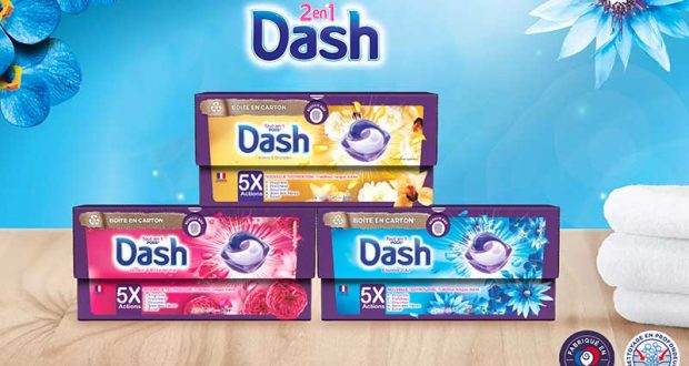 3500 produits Lessive Dash PODS à tester