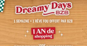 75 bons d'achat BZB offerts