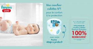 Culottes Premium Protection Pampers 100% remboursé