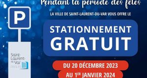 Stationnement gratuit pendant les Fêtes à Saint Laurent du Var