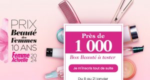 1000 box de produits de beauté offertes