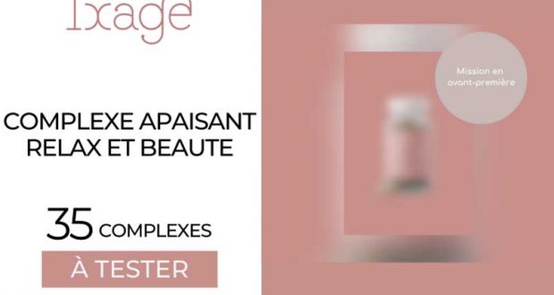 35 Complexe Apaisant Relax et Beauté Ixage à tester