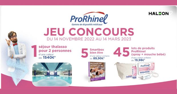 45 lots de produits ProRhinel offerts
