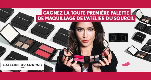 50 palettes de maquillage offertes (valeur unitaire 45 euros)