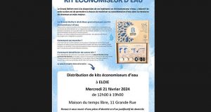 Distribution gratuite de Kits d'économiseur d'eau et de Kits de tri des biodéchets