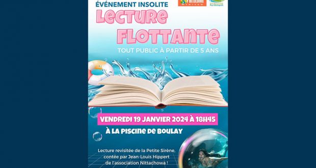 Entrée gratuite à la piscine pour la Lecture flottante