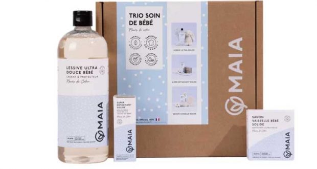 20 Coffret Trio de soins maison bébé MAIA à tester