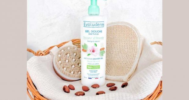 50 Gel Douche Onctueux Douceur d’Amande Evoluderm à tester