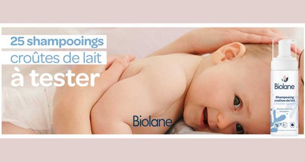 25 Shampooing croûtes de lait BIOLANE à tester