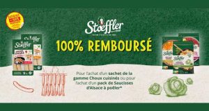 Choux cuisinés ou Saucisses d’Alsace à poêler STOEFFER 100% Remboursé