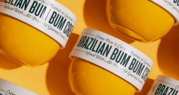 Echantillons de la crème brésilienne Bum Bum Sol de Janeiro