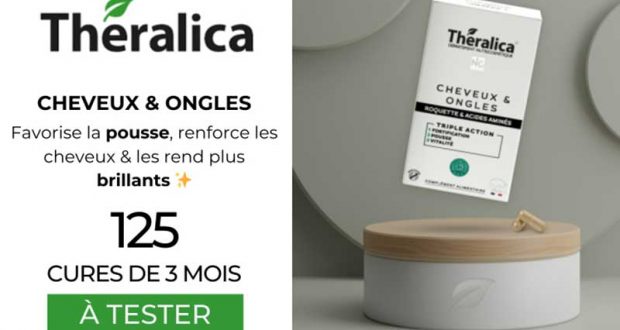 125 Cures Cheveux & Ongles de Théralica à tester