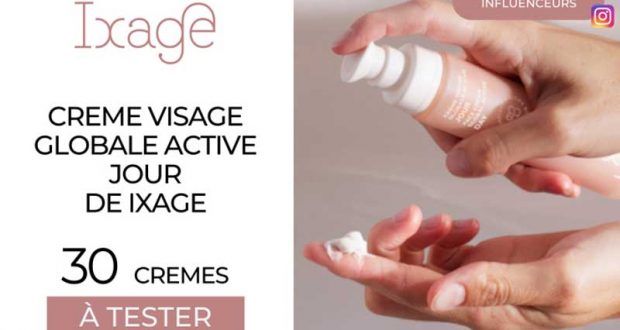 30 Crème Visage Globale Active Jour Ixage à tester