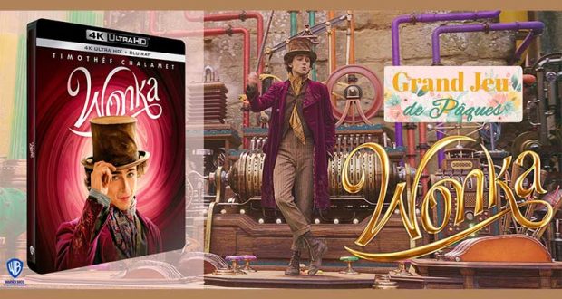 30 Steelbook 4K du film Wonka à remporter