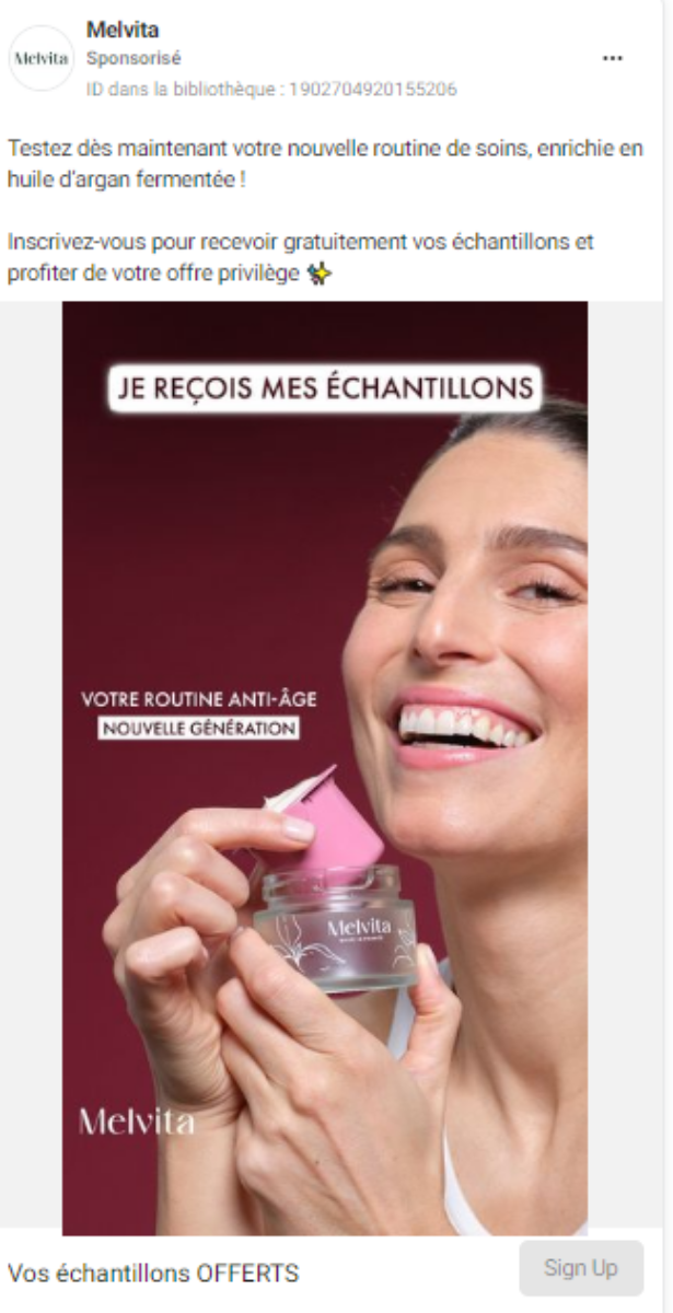 routine anti-âge de Melvita