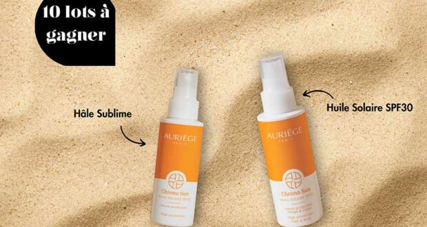 10 box de produits solaires Auriège à gagner